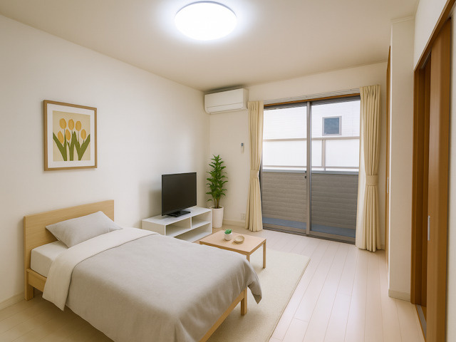 【ルームツアー】ヴィラ芝辻|フローリング・バス・トイレ別・モニター付きインターホンなど人気設備おすすめです◎の画像