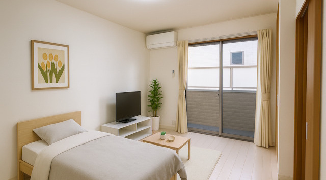 【ルームツアー】ヴィラ芝辻｜フローリング・バス・トイレ別・モニター付きインターホンなど人気設備おすすめです◎の画像