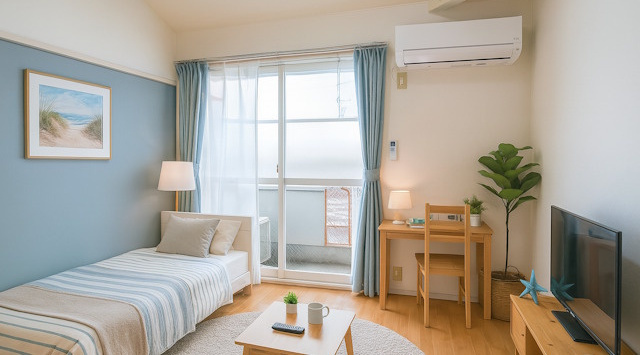 【ルームツアー】シティパレス新大宮P-5｜春は桜が満開のアパート！ロフト付き◎の画像