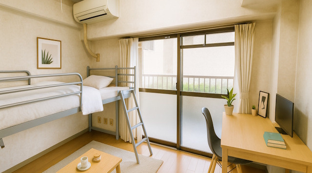 【ルームツアー】シャンクレール奈良｜管理人常駐の女子学生専用マンション！家具・家電付きもポイント☆の画像