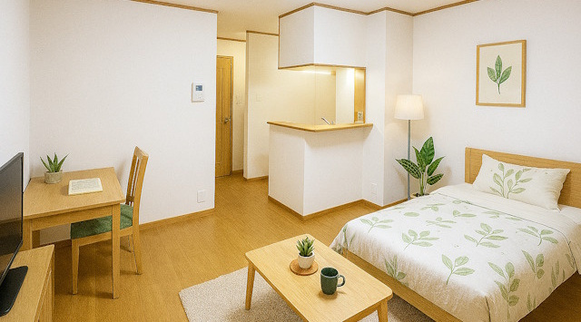 【ルームツアー】パレット法蓮｜奈良女子大学まで徒歩4分のオートロック物件！カウンターキッチンで調理スペースも確保◎の画像