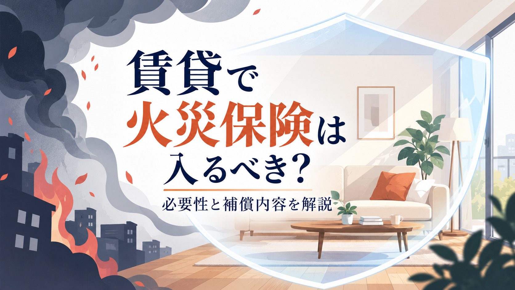 賃貸で火災保険は入るべき？必要性と補償内容を解説の画像