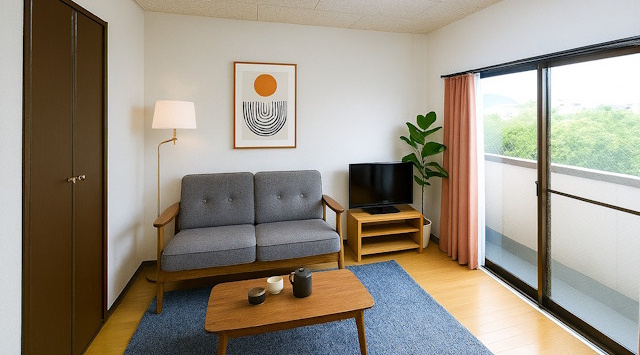 【ルームツアー】リバーサイド新大宮｜南向きで日当たり良好！家電があるマンション☆の画像