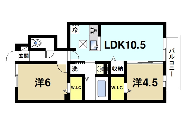 Bela　lunoの間取り図1