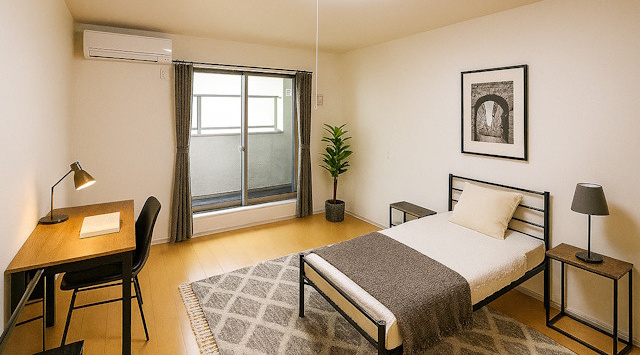 【ルームツアー】レジデンス芝辻｜洋室9畳の広々した間取り！人気設備が充実♪の画像