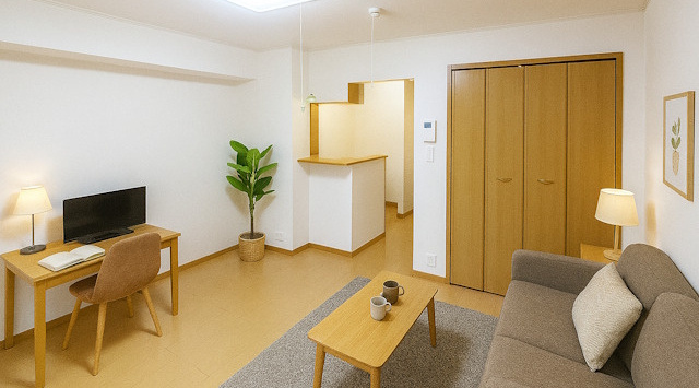 【ルームツアー】ロハス新大宮｜新大宮駅まで徒歩4分！エアコン照明付き・カウンターキッチンも魅力的♪の画像