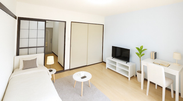 【ルームツアー】タウニィマサキ｜システムキッチンで自炊◎！ゆったり洋室のお部屋☆の画像