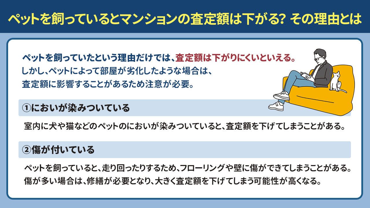 ペットを飼っているとマンションの査定額は下がる？その理由とは