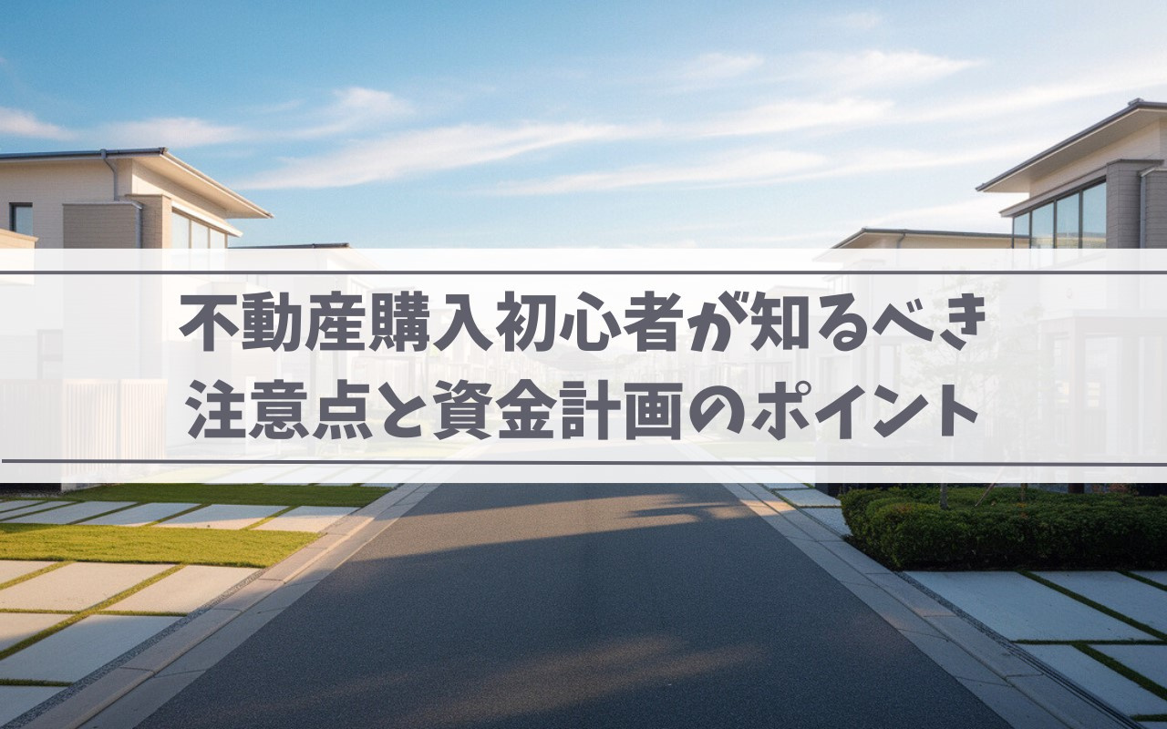 不動産購入初心者が知るべき注意点と資金計画のポイントの画像