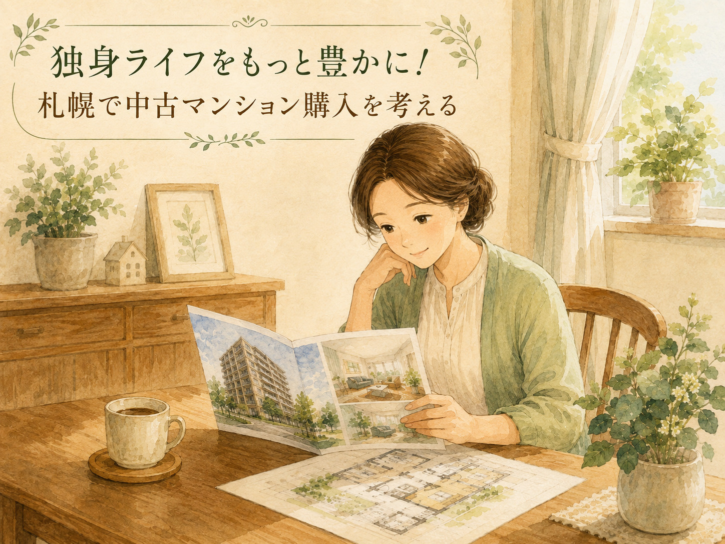 独身でも札幌市内で分譲マンションの購入を考えるべき理由とは？年収別の購入プランをご紹介の画像