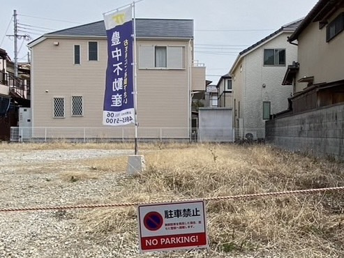 売土地駐禁看板・立入禁止看板付けました！！の画像