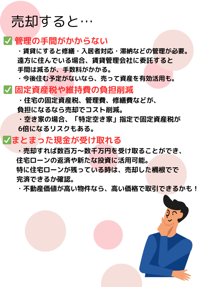 売却と賃貸の画像