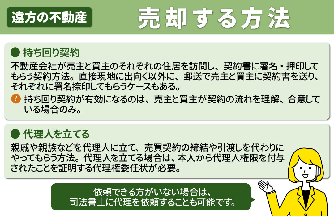 現地に行かずに遠方の不動産を売却する方法とは
