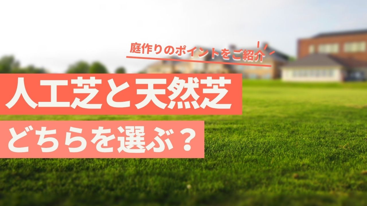 人工芝と天然芝どちらを選ぶ？庭作りのポイントをご紹介の画像