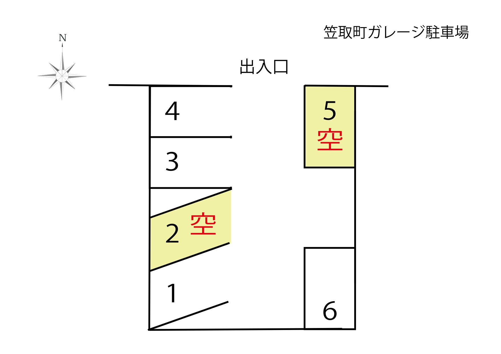 ★物件情報★名古屋市西区【笠取町ガレージ駐車場】募集の画像