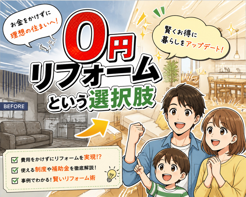 0円リフォームって何？空室リフォーム内容をご紹介の画像