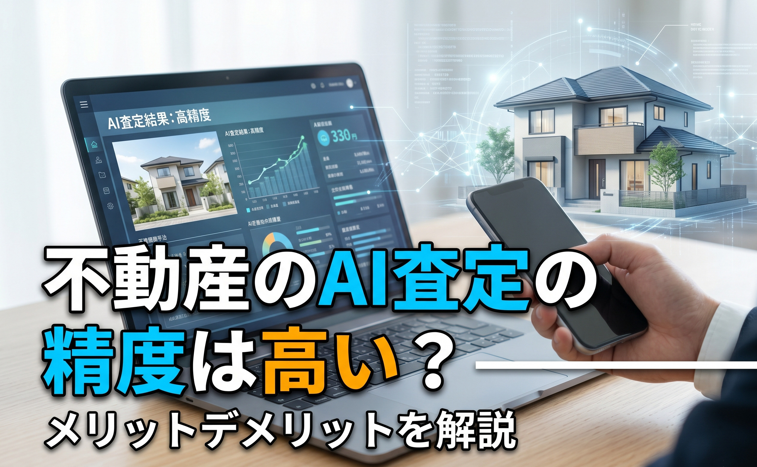 不動産のAI査定の精度は高い？メリットデメリットを解説