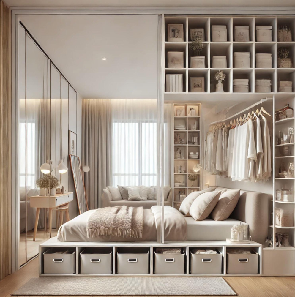 1K、ワンルームのお部屋でも広く見せる収納術～名古屋 My賃貸～の画像