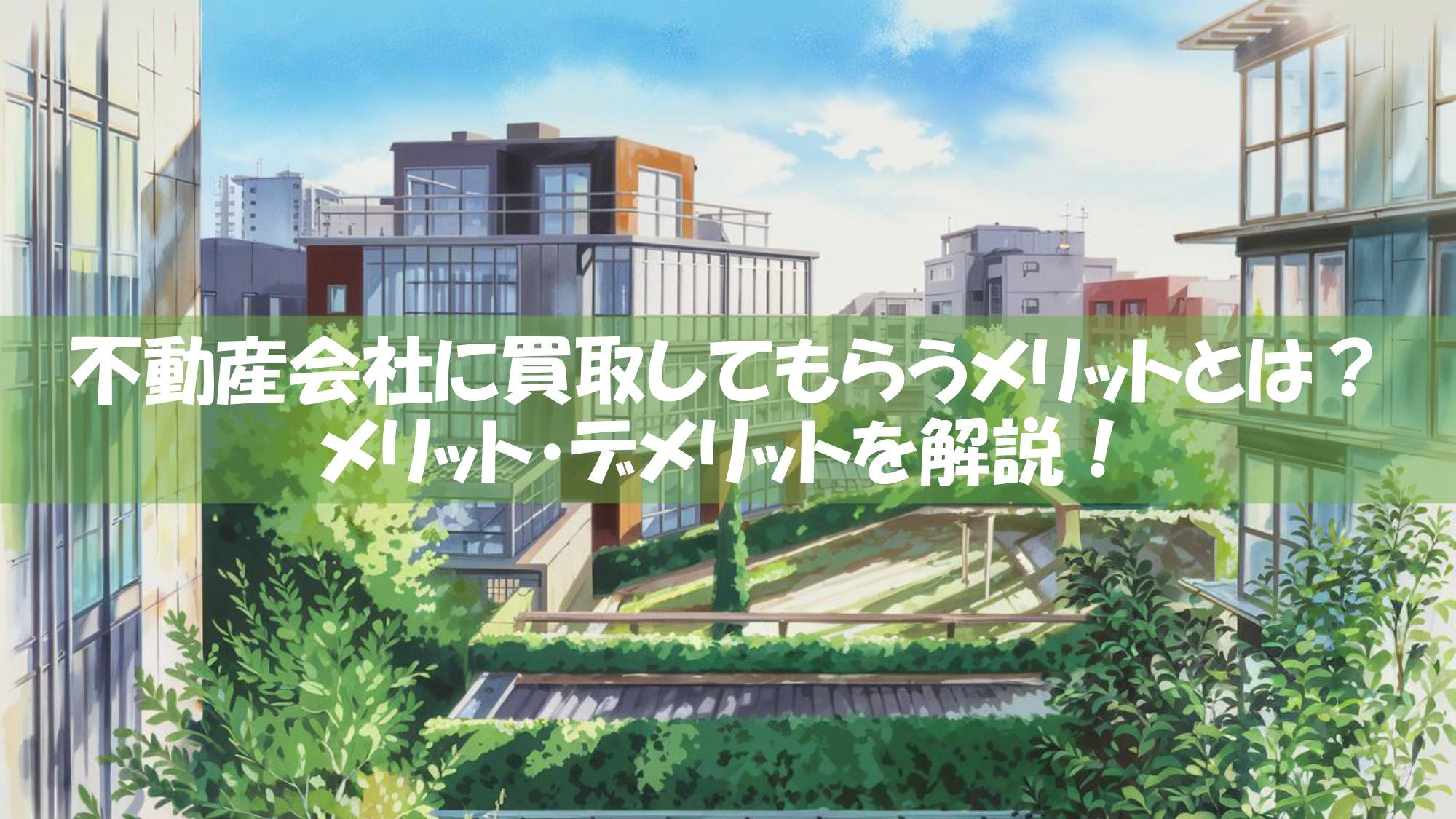 不動産会社に買取してもらうメリットとは？メリット・デメリットを解説！の画像