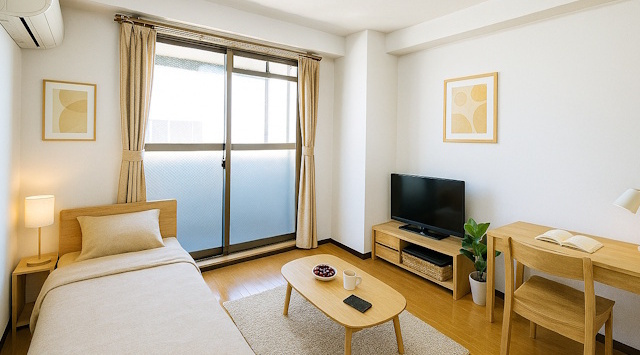 【ルームツアー】メゾンラポール｜女子学生専用オートロック付きマンション！立派なエントランス◎の画像