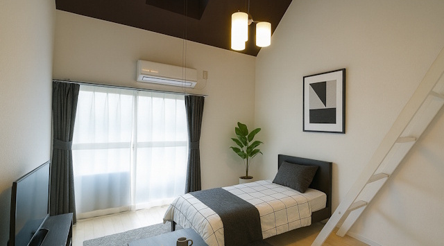 【ルームツアー】シティエステート南紀寺｜広いロフトが魅力的？！まるで秘密基地♪の画像