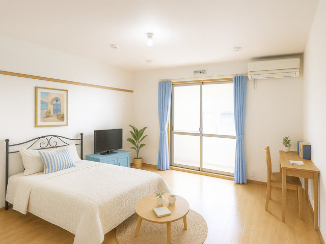 【ルームツアー】ルンルアン高畑|モニター付きインターホン・広めのキッチンで自炊もバッチリ!◎の画像