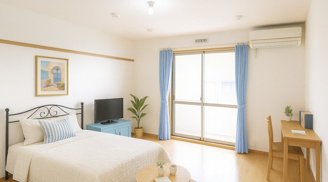 【ルームツアー】ルンルアン高畑｜モニター付きインターホン・広めのキッチンで自炊もバッチリ！◎の画像