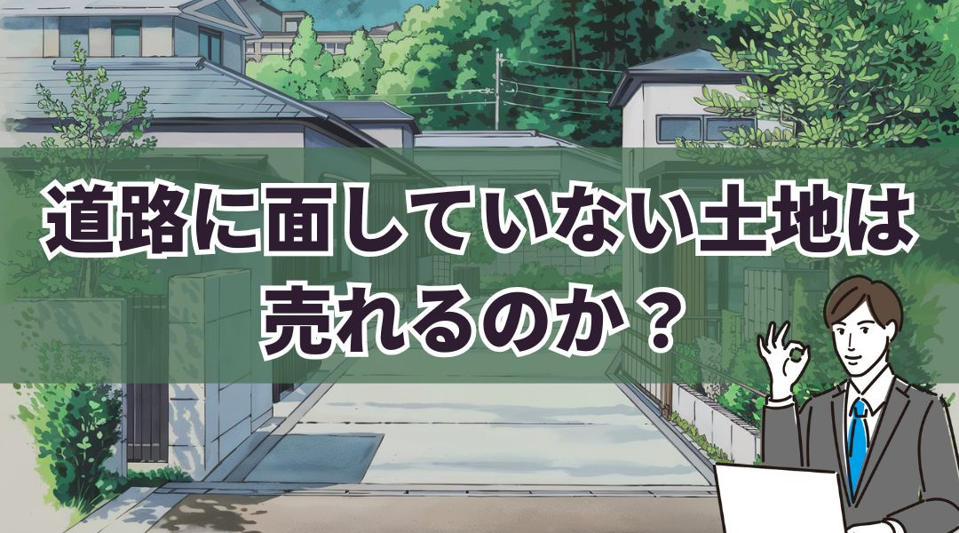 道路に面していない土地は売れるのか？売却成功のポイントを解説の画像