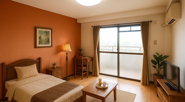 【ルームツアー】奈良アサカハイツ｜エレベーター付きのマンション！セパレートで一人暮らしにオススメ◎の画像