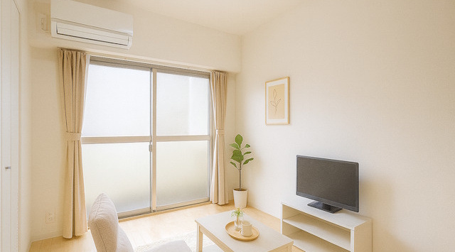 【ルームツアー】サンフークⅢ｜駅近オートロック付きマンション！新生活はゆったり1DKで☆の画像