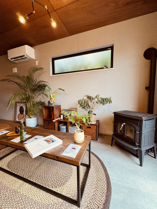 ペレットストーブ付き