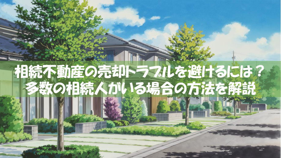 相続不動産の売却トラブルを避けるには？  多数の相続人がいる場合の方法を解説の画像
