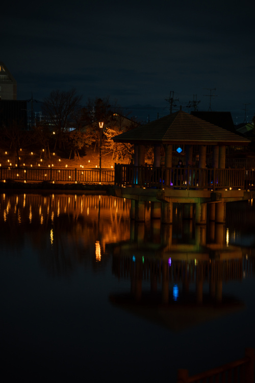 冬の夜、灯りと音が織りなす幻想の祭典 ― 香芝市「冬彩」の画像