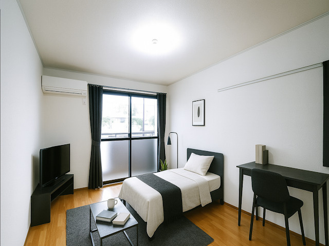 【ルームツアー】フルール22｜ガスコンロのあるワンルームアパート！セパレートで一人暮らしにピッタリ☆の画像