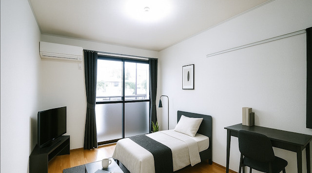 【ルームツアー】フルール22｜ガスコンロのあるワンルームアパート！セパレートで一人暮らしにピッタリ☆の画像