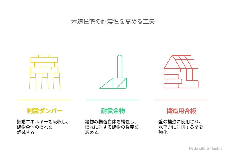 木造住宅の耐震性を高める工夫