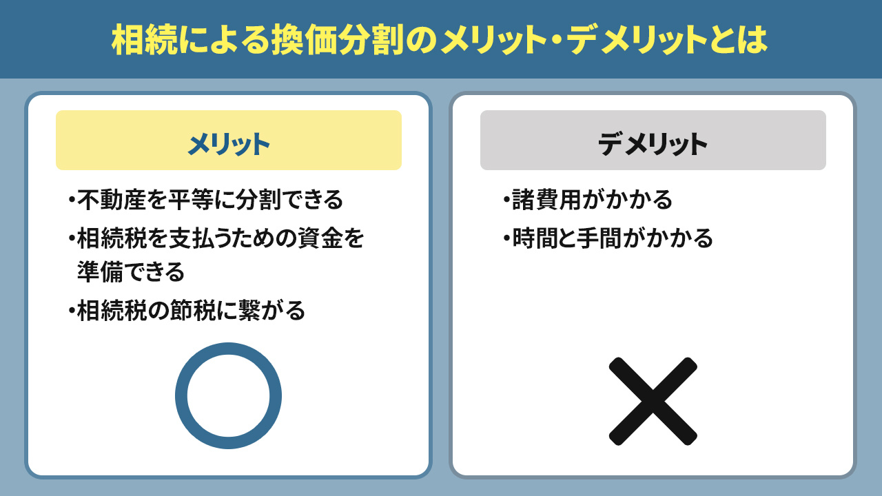 相続による換価分割のメリット・デメリットとは