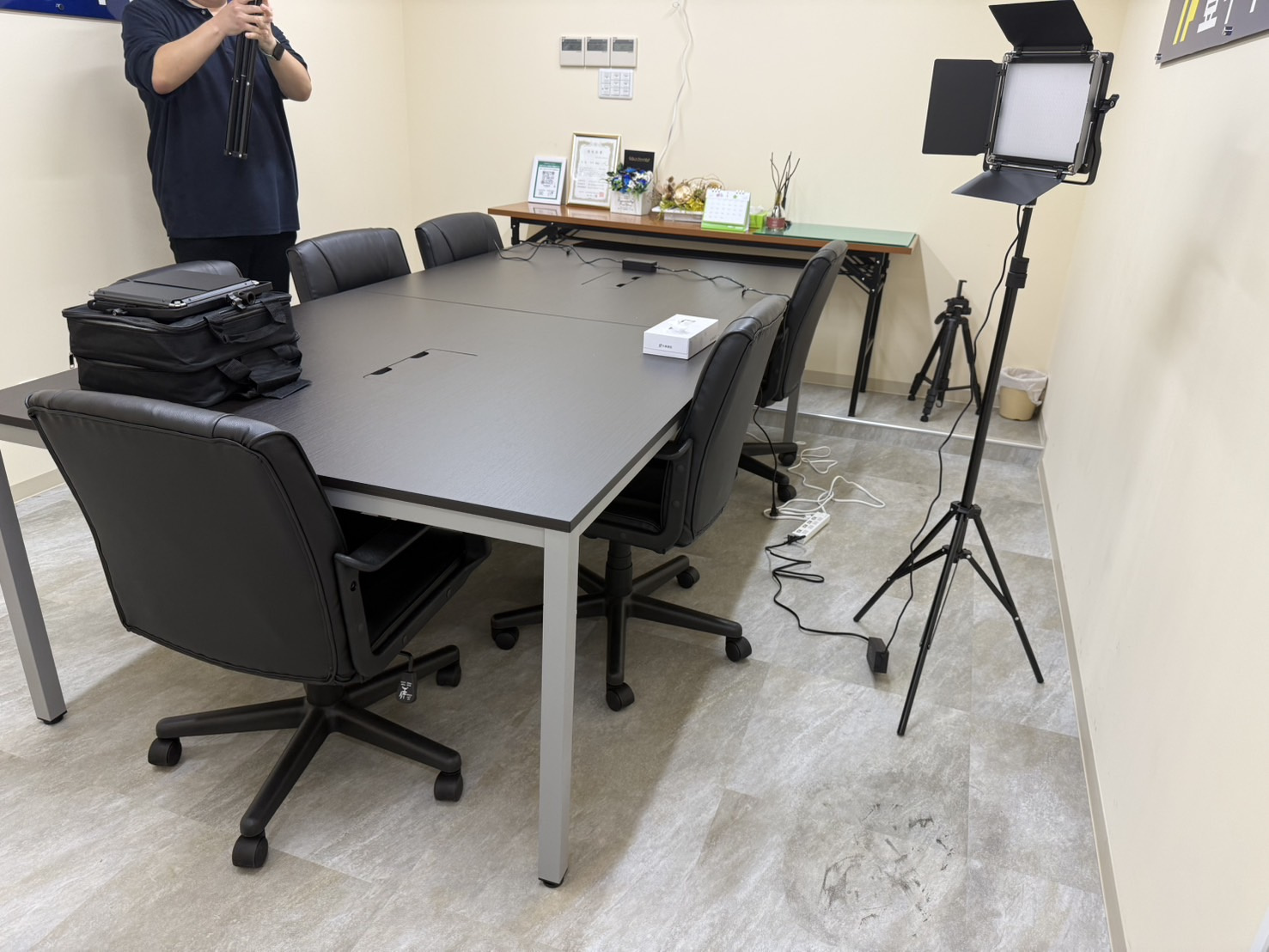 今日は朝一撮影でしたの画像