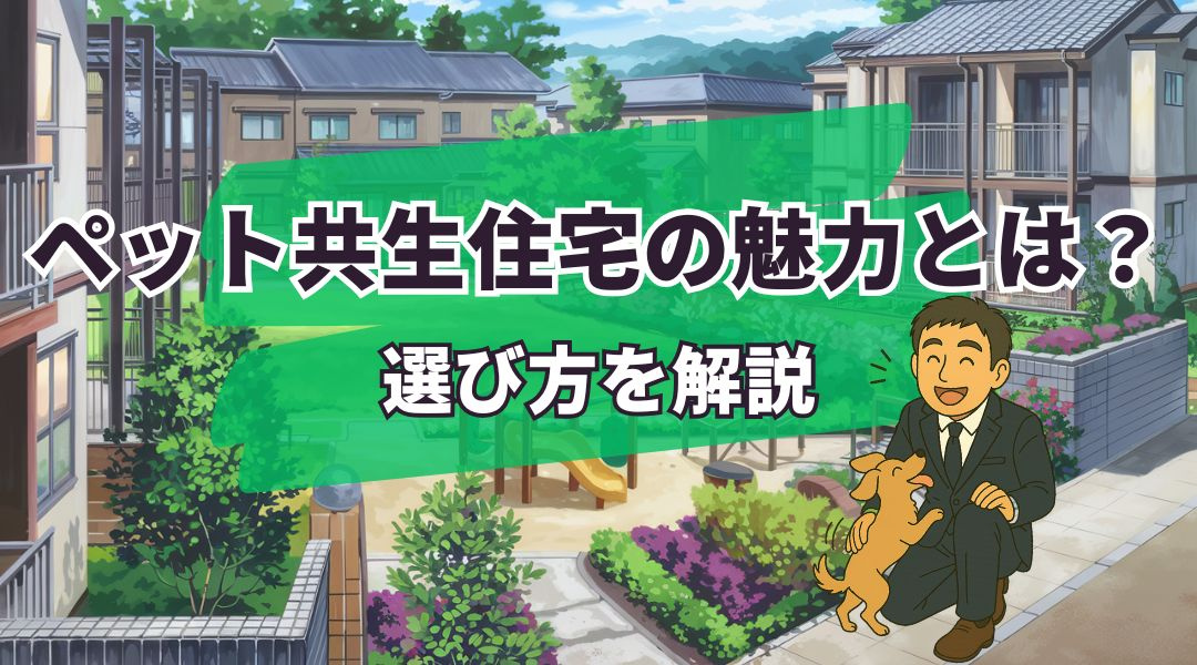 ペット共生住宅の魅力とは？選び方を解説の画像