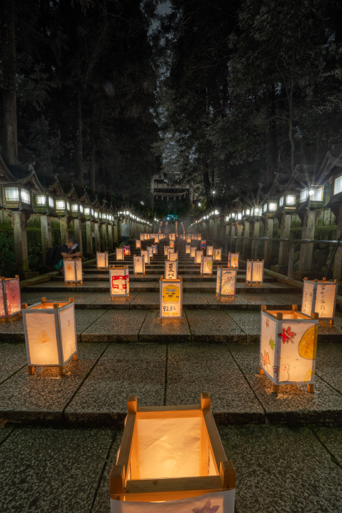 幻想の灯りに包まれて ― 生駒聖天お彼岸万燈会の画像