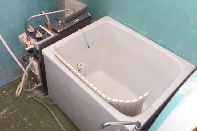 古い賃貸物件で見られるバランス釜とは