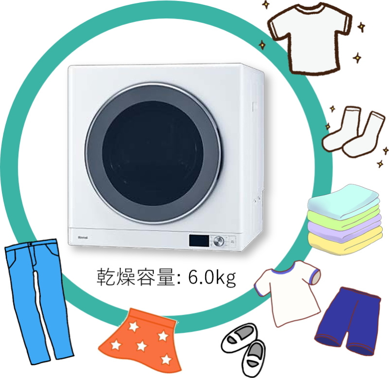 ガス衣類乾燥機