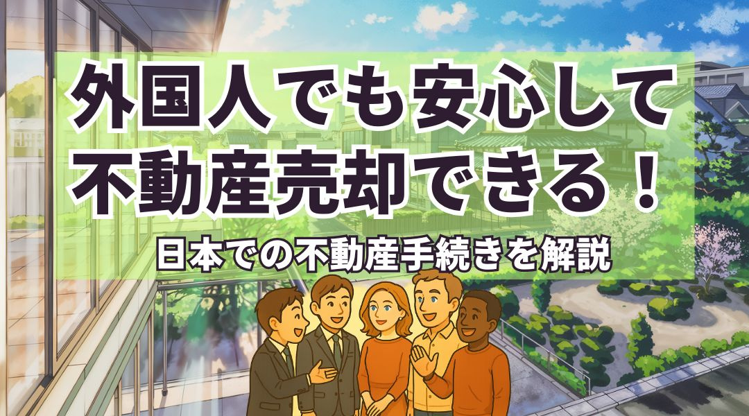 外国人でも安心して不動産売却できる！日本での不動産手続きを解説の画像
