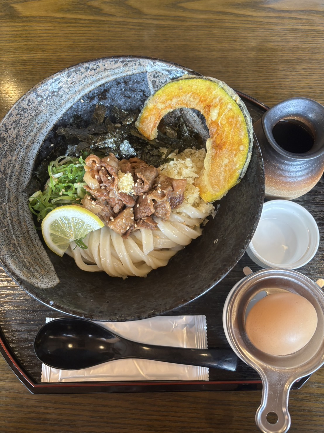 丹波の風を感じながら、麺屋七兵衛のぶっころうどんでランチタイムの画像