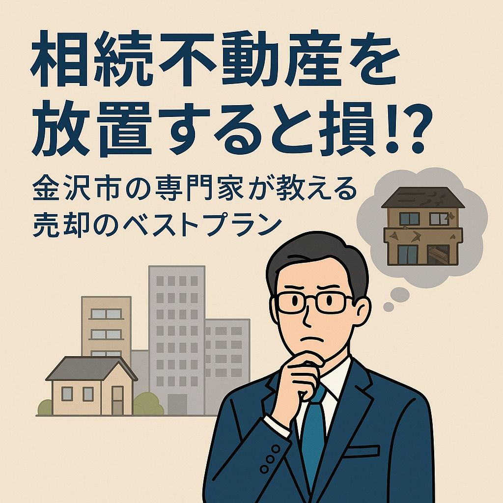 相続した実家や土地どうする？金沢市で不動産を売却するベストな方法とはの画像