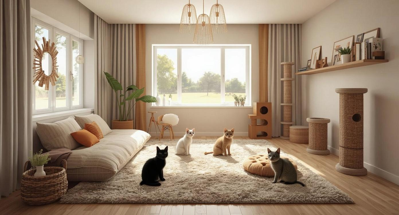 猫部屋の作り方を知っていますか？壁面利用のアイデアをご紹介の画像