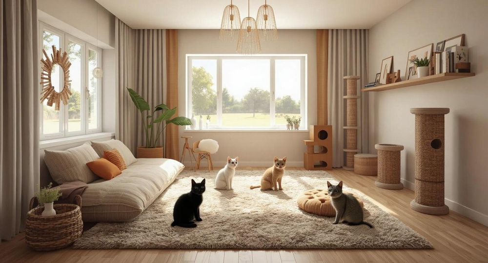 猫部屋の作り方を知っていますか？壁面利用のアイデアをご紹介の画像