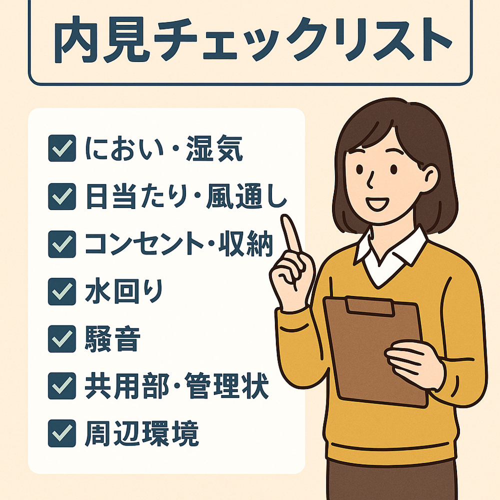 失敗しない部屋探し！内見時に見るべきポイント7選【保存版】の画像