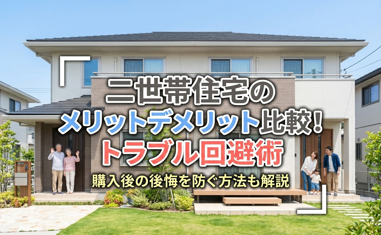 二世帯住宅のメリットデメリット比較！購入後のトラブル回避術の画像