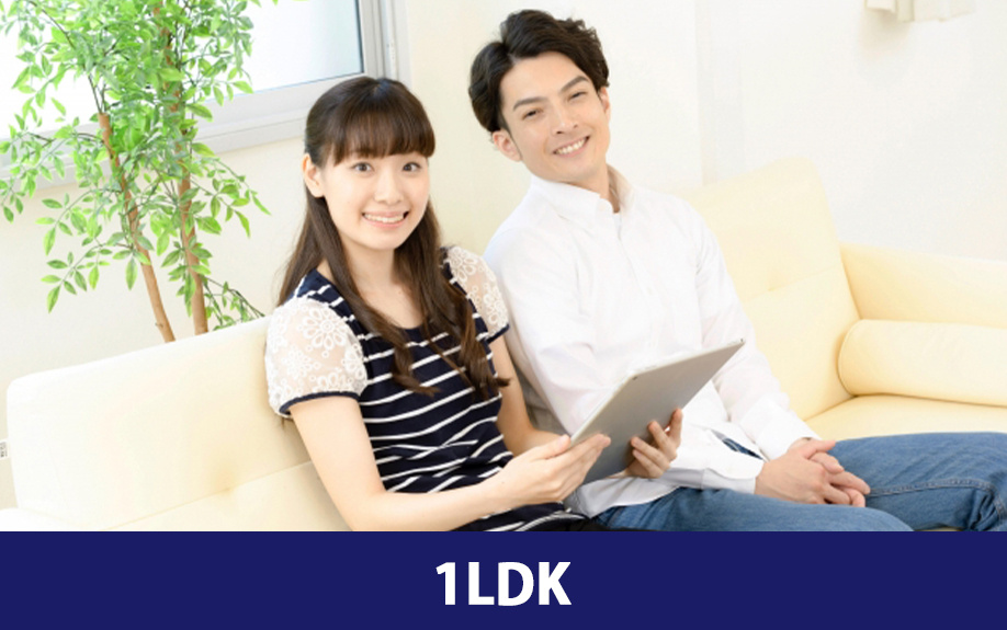 二人暮らしにおすすめの間取り①1LDK